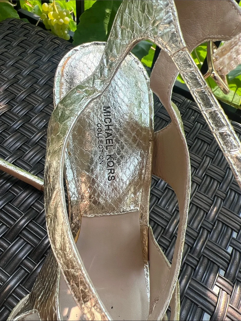 Michael Kors shimmery gold